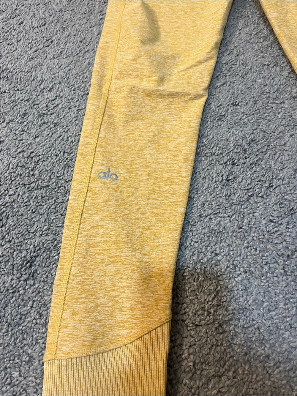 ALO Yoga Yellow Seamless Leggings